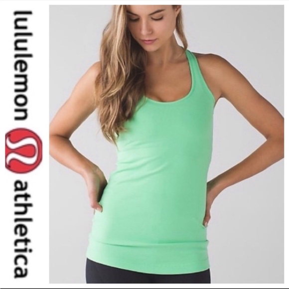 lululemon athletica Tops - 💕SALE💕 Lululemon Green Razorback Tank Top